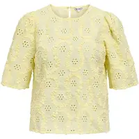 Object Avec Broderie Haut À Manches Bouffantes