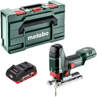 Metabo Scie sauteuse sans fil ST 18 L 90 18 V 90 mm + 1 batterie LiHD 4,0 Ah + Metabox - sans chargeur