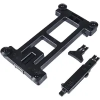 Basil MIK Plaque d'adaptation 2.0 Accessoires pour porte-vélos verrouillables Noir