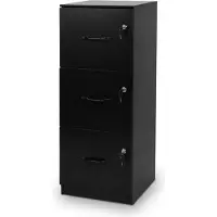 Relaxdays armoire dossiers (40 x 40 x 103 cm)