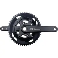 Shimano Cues Fc-u6040-2 9/10s Crankset Argenté 172.5 mm / 50/34t