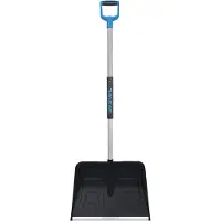 SW-Stahl 98100L pelle à neige pliable, peu encombrante, stable, 138 cm de long, pelle à neige en aluminium, pelle à neige