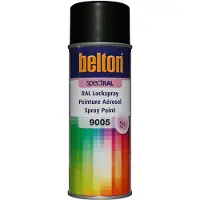 Belton Peinture aérosol multi supports RAL 9005 noir satin 400ML SPECTRAL