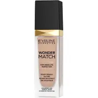 Eveline Cosmetics Wonder Match fond de teint liquide longue tenue à l'acide hyaluronique teinte 15 Natural 30 ml