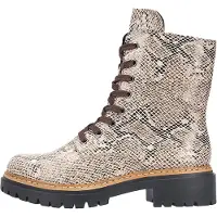 Rieker Bottines à lacets marron / cappuccino / noir