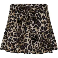 ONLY Jupe 'ONLPoptrash' beige / marron / brun foncé / noir