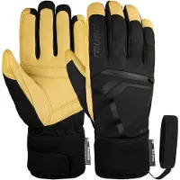 Reusch Gants de sport 'Down Spirit GORE-TEX SC' camel / noir