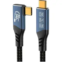 PremiumCord Câble USB , version 2.0 USB4, 80 Gbit/s, 16K à 60 Hz, 240 W, compatible Thunderbolt 5, longueur 1,2 m