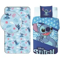 Disney Ensemble de literie Lilo & Stitch : couette et drap-housse