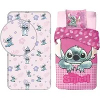 Disney Ensemble de literie Lilo & Stitch : couette et drap-housse