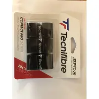 Tecnifibre Lot de 3 surgrips de tennis Pro Contact (noir)