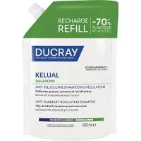 PIERRE FABRE DERMO KOSMETIK - Geschäftsbereich: AVENE - DUCRAY - A-DERMA - RENE FURTERER Kelual Squanorm Shampooing Régulateur Anti-pelliculaire Eco-Recharge 400 ml Shampooing
