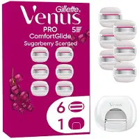 Gillette Venus PRO ComfortGlide Sugarberry lames de rechange + couvercle de protection 6 pcs