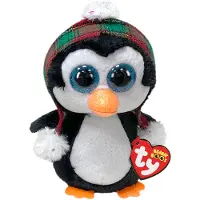 TY - Peluches - Beanie Boos - Christmas Cheer Penguin - 15cm