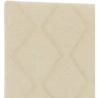 vidaXL , tête de lit, couleur crème, revêtue de tissu