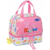 Safta Boîte à goûter isotherme Peppa Pig Baby Pig, lot de 20 x 20 x 15 cm