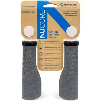Herrmans Nucore Tour Peak Grips Gris 130 mm
