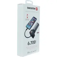 Swissten 2in1 Apple watch MFI Power Bank 6700mAh Li-Pol 5V 22013980