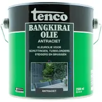 Tenco Bangkirai Huile - 2.5L - Anthracite