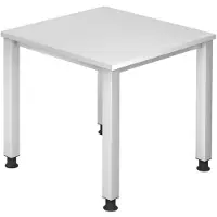 Hjh OFFICE PRO Bureau à hauteur réglable VQS (80 x 80 x 81 cm)