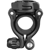 Busch&Muller 496HPB Support de phare pour Ixon Space, noir