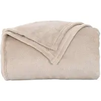 vidaXL Couvertures À Jeter 6 Pcs Beige 220 X 240 Cm Toison