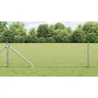 vidaXL : Clôture en fil barbelé soudé, 10 x 0,6 m, en acier galvanisé