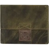 Chiemsee Cuir porte-monnaie Kuba Flap Wallet Green vert