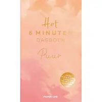 Unieboek spectrum Het 6 minuten dagboek PUUR - peach - Dominik Spenst