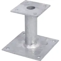 GAH Alberts Support de poteau inégal Alberts - Hauteur 150 mm