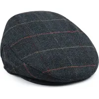 Barbour Wilkin Casquette Plate Chevrons Multicoloré Vert Vert foncé taille XL