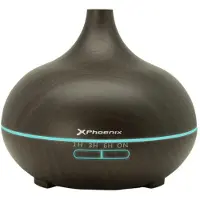 Phoenix Technologies Humidificateur à ultrasons Phoenix Zen O2 - 400 ml - silencieux - jusqu'à 6 heures d'autonomie - LED 7 couleurs - télécommande