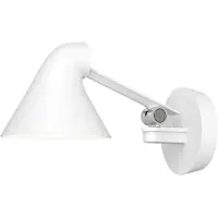 Louis Poulsen NJP Short Applique Murale White | 3000K | Without Cord - with Wall Box