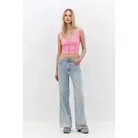 No Matter What Tops en tricot rose clair