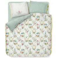 Pip studio Housse de Couette Pip Studio Singerie Blanc Percale-260 x 240 cm | Extra Large