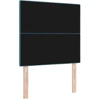 vidaXL Tête de lit bleu foncé 90 cm velours