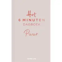 Unieboek spectrum Het 6 minuten dagboek PUUR - beige - Dominik Spenst