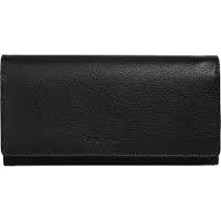 Bugatti porte-monnaie Mira Ladies Long Wallet With Flap Black noir