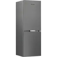 Whirlpool WHKH 1361 XP4E, 325 l, Système sans givre (réfrigérateur), 6 kg/24h, E, Compartiment Fresh Zone, Noir, Argent
