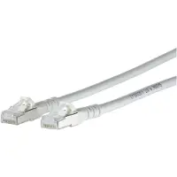 Metz Cat6A, 1m câble réseau Blanc