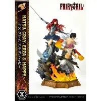 Prime 1 Studio Fairy Tail PVC Statue 1/7 Natsu, Gray, Erza, Happy Deluxe Version 57 cm