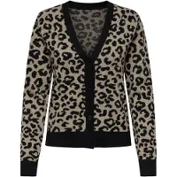ONLY Cardigan 'ONLleo' beige chiné / noir