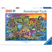 Ravensburger Puzzle pour adultes, 3000 pièces - Trésors du monde