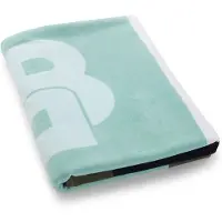BOSS Serviette de plage en velours de coton