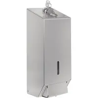 Jantex Distributeur de savon professionnel en acier inoxydable | 1 litre