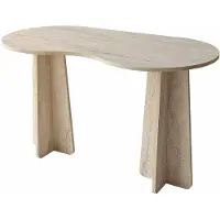 CALICOSY - Bureau avec plateau de forme organique L120 cm COMO
