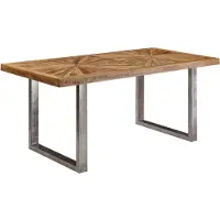 Wohnling Table de salle à manger en bois massif table de salle à manger mango 200x76,5x100 cm |