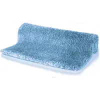 Spirella Tapis de bain Microfibre HIGHLAND 70x120cm Bleu ciel