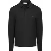 Lacoste Longsleeve Poloshirt Piqué Noir taille M