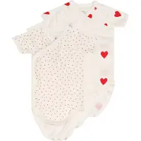 Petit Bateau Vêtements Petit Bateau Lot De 3 Bodies Croisés Manches Courtes Pour Accessoires